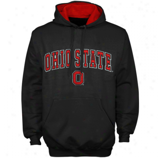 Ohio State Buckeyes Black Automatic Hoody Sweatshirt
