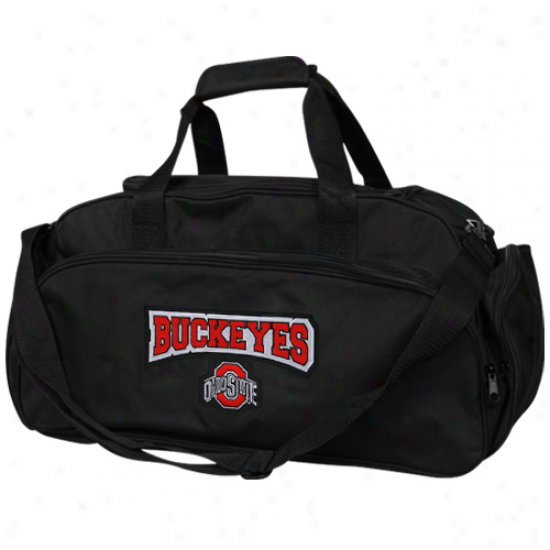 Ohio Condition Buckeyes Black Domestic Duffel Bag