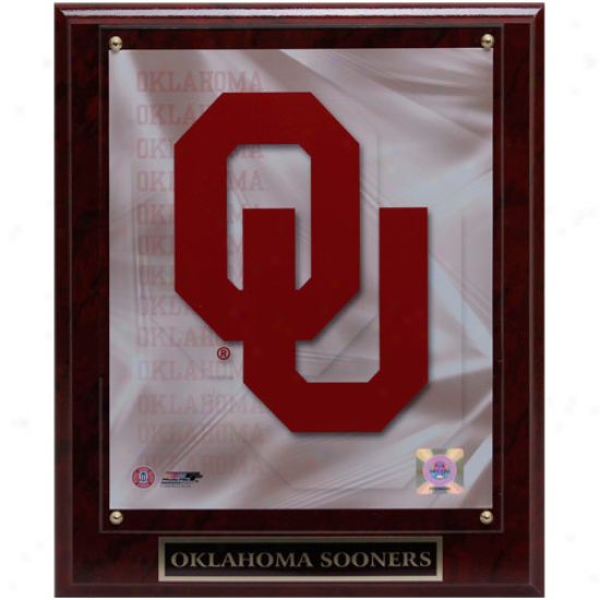 Oklahoa Sooners 10.5'' X 13'' Logo Plaque