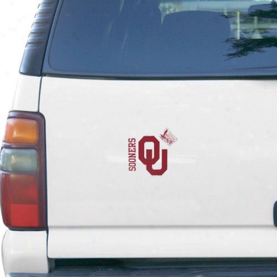 Oklahoma Sooners 3-pack Car Magnet Set