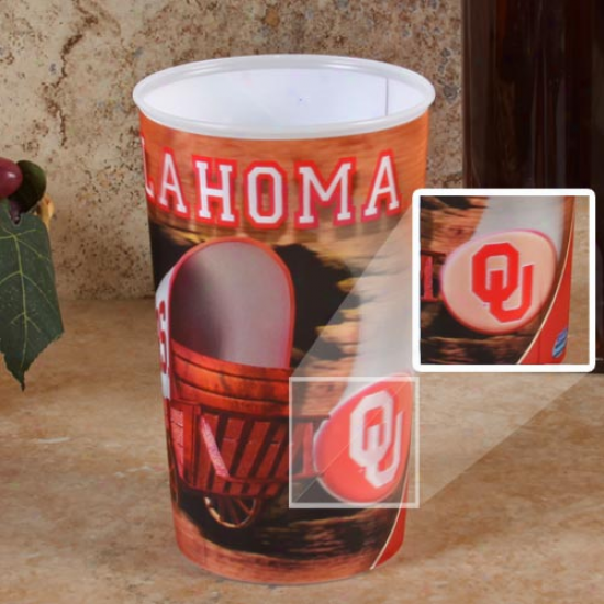 Oklahoma Sooners 3d Holographic 22oz. Plastic Cup