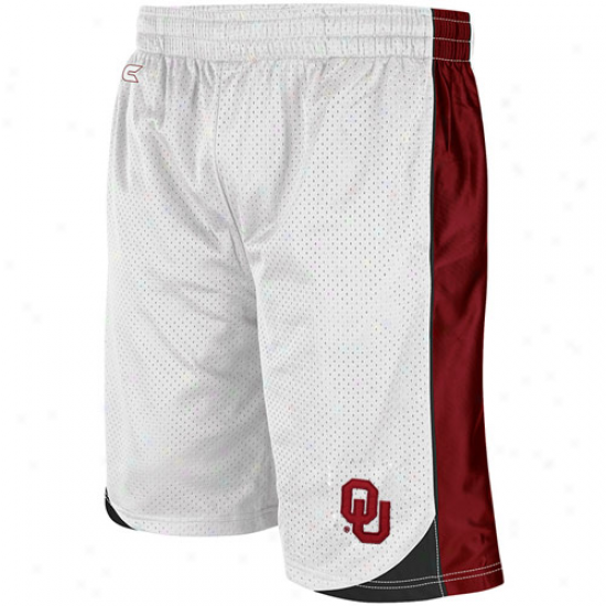 Oklahoma Sooners Vector Workout Shorts - White