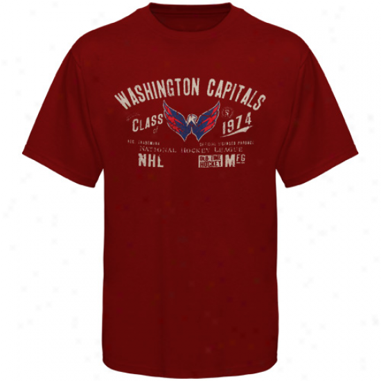 Crafty Time Hockey Washington Capitals Morrison Premium T-shirt - Red