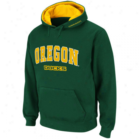 Oregon Ducks Green Classkc Twill Ii Pullover Hoodie Sweatshirt