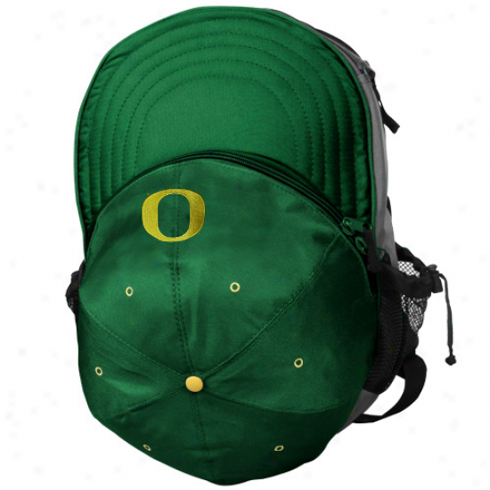 Oregon Ducks Green Cooler Hat Backpack