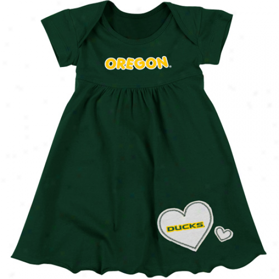 Oregon Dycks Infant Girls Superfan Dress - rGeen