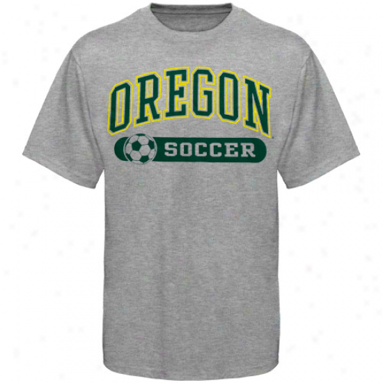 Oregon Ducks Soccer Sporrs And Pride T-shirt - Ash