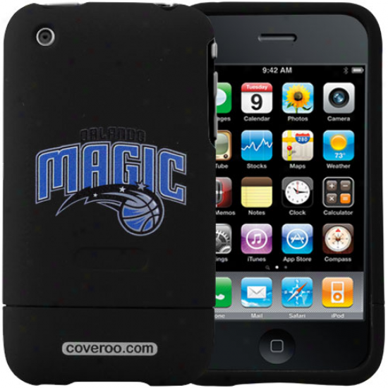 Orlando Magc Black Team Name & Logo Iphone 3g Hard Snap-on Case