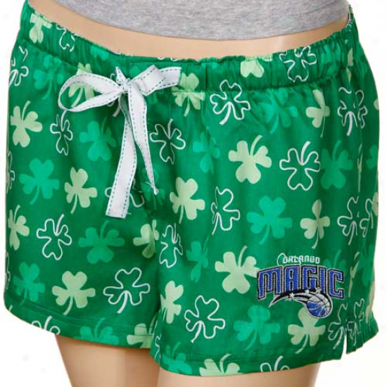 Orlando Sorcery Ladies Kelly Inexperienced Colleen Boxer Shorts