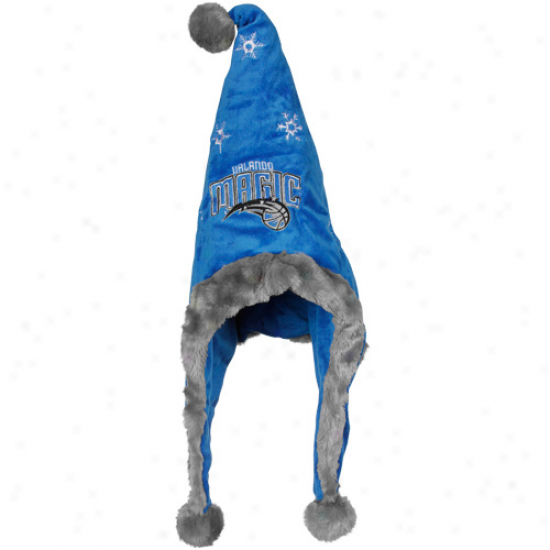 Orlando Magic Light Blue Dangle Santa Hat