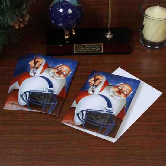 Penn State Nittany Lions 12-pack Alone Santa Painting Purpose Christmas Cards