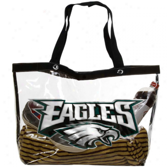 Philadelphia Eagles Ladies Large See All Tote Bsg