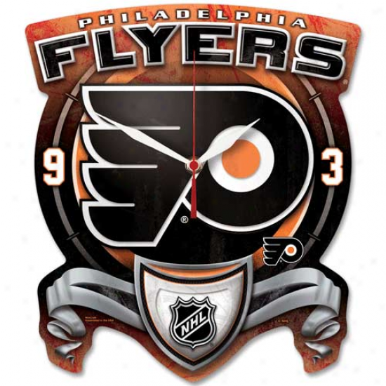 Philadelphia Flyers Hi-def Wall Clock