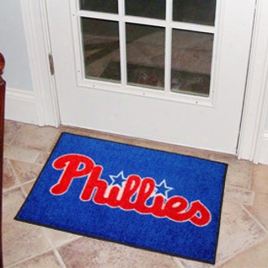 "philadelphia Phillies 19"" X 29"" Royal Blue Logo Starter Mat"