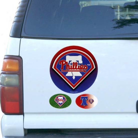 Philadelphia Phillies 3-pack Magnet S3t -