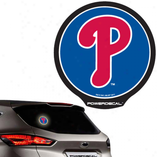 Piladelphia Phillies Backlit Ldd Motion Sensing Powerdecal