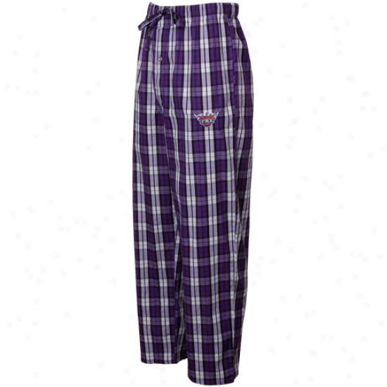 Phoenix Suns Purple Plaid Historic Pajama Pants