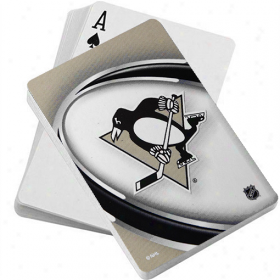 Pittsburgh Penguins Vortex Playing Cards