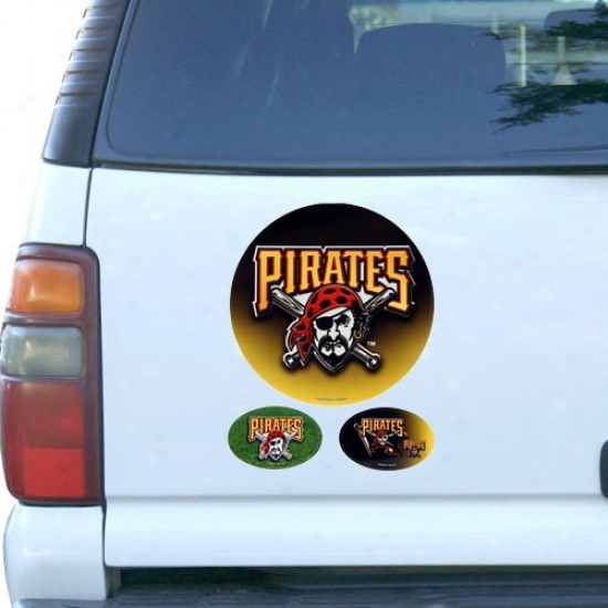 Pittsburgh Pirates 3-pack Magnet Set