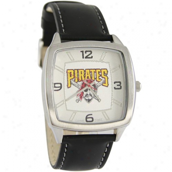 iPttsburgh Pirates Retro Watch W/ Leather Band