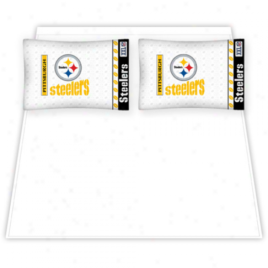 Pittsburgh Steelers Of a ~ color Full Sheet Set