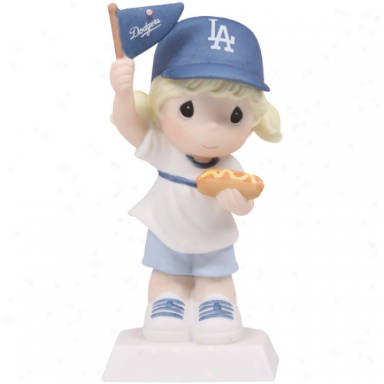 Precious Moments L.a. Dodgers Girl Fan-tastic Day Fiyurine