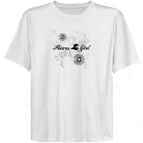 Providence Friars Youth Whiite Floral Bloom T-shirt