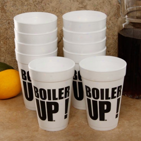 Purdue Boilermakers 10-pack 16oz. Team Slogan Foam Cups