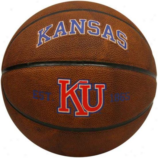 Rawlings Kansas Jayhawks Vault Full-size Basketball