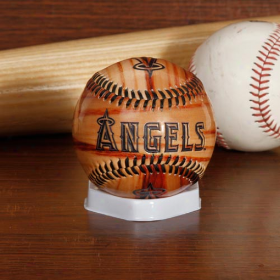 Rawlings Los Angeles Angels Of Anaheim Woodgrain Collectible Basebal