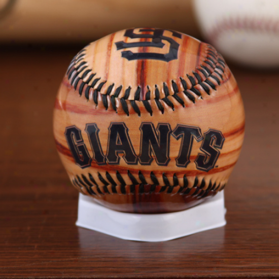 Rawlings San Francisco Giants Woodgrain Collectible Baseball