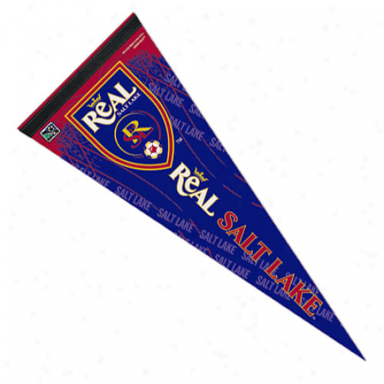 Real Taste Lake Royal Blue 12'' X 30'' Premium Felt Banner
