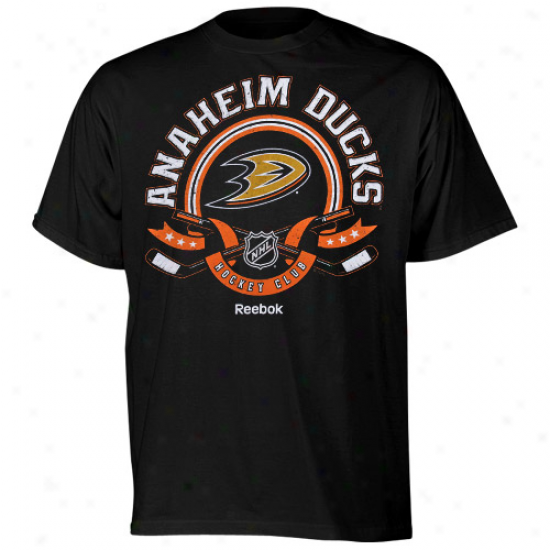 Reebok Anaheim Ducks The Main Attraction T-shirt - Black