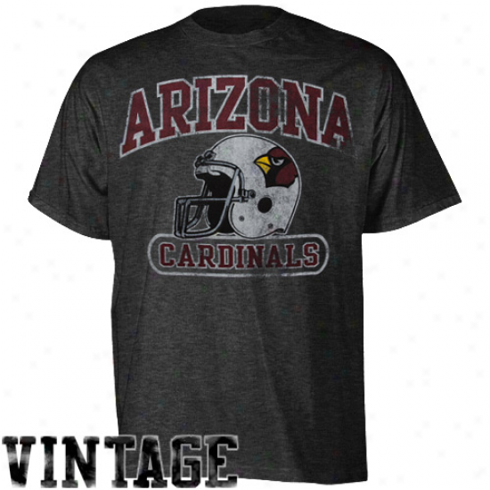 Reebok Arizona Cardinals Showboat Heathered T-shirt - Black