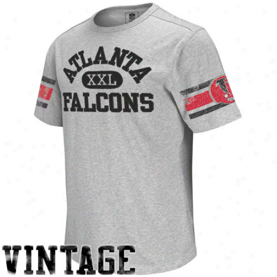 Reebok Atlanta Falcons Ha5d-line Glory Vintage T-shirt - Ash