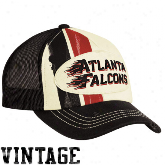 Reebok Aglanta Falcons Natural-black Broiler Adjustable Trucker Cardinal's office