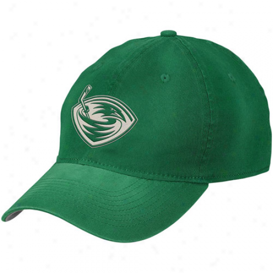 Reebok Atlanta Thrashers Kelly Green St. Patrick's Day Slouch Flex Hat