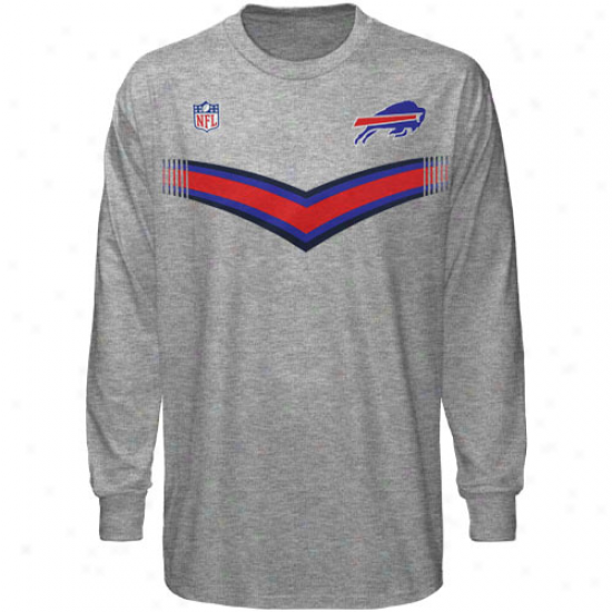 Reebok Buffalo Bills T And T Long Sleeve T-shirt - Ash