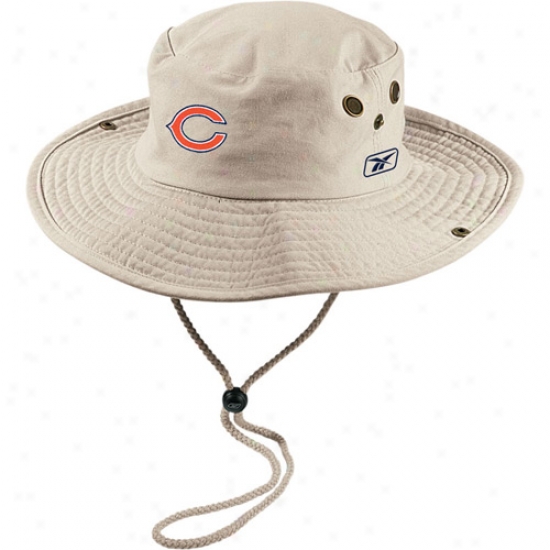 Reebok Chicago Bears Khaki Safari Fitted Hat