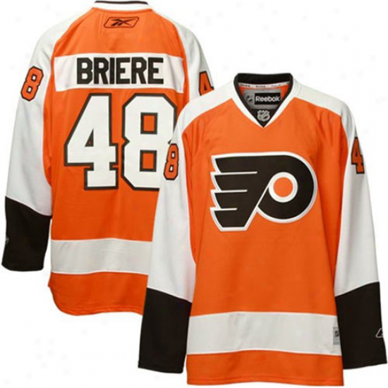 Reebok Danny Briere Philadelphia Flyers Youth Replica Jersey - Orangr