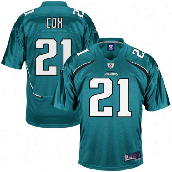 Reebok Derek Cox Jacksonville Jaguars Youth Premier Tackle Twiill Jersey - Teal