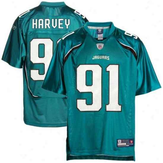 Reebok Derrick Harvey Jacksonville Jaguars Replica Jerset - Teal