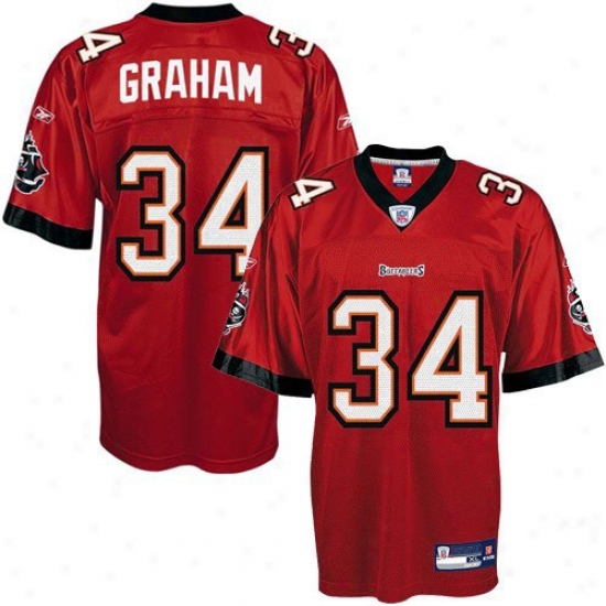 Reebok Earnest Graham Tampa Bay Buccaneers Replica Jersey - Red