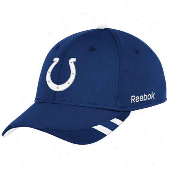 Reebok Indianapolis Colts Royal Blue Coaches On-field Flex Hat