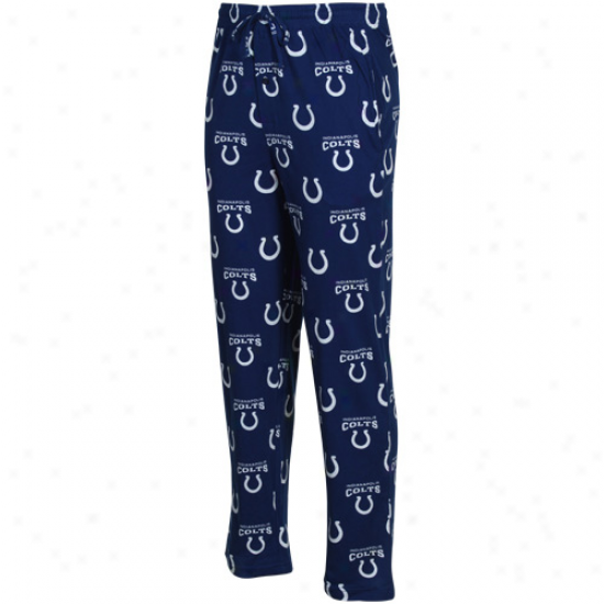 Reevok Indianapolis Colts Royal Blue Supreme Pajama Pants