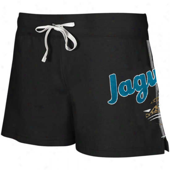 Reebok Jacksonville Jaguars Laddies Black Hipster Active Shorts