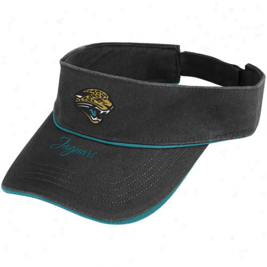 Reebok Jacksonville Jaguars Ladies Black Team Passion Adjustable Visor