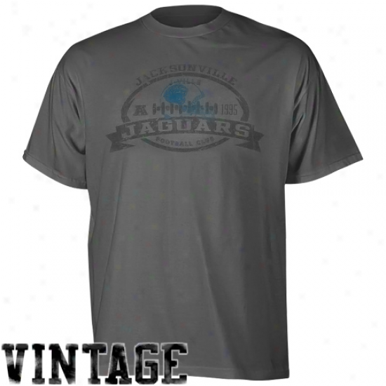 Reebok Jacksonville Jaguars Seal The Deal Pigment Dyed T-shirt - Dark Gray