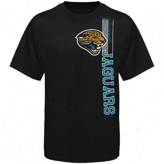 Reebok Jacksonville Jaguars Youtth Vertical Presence T-shirt - Black