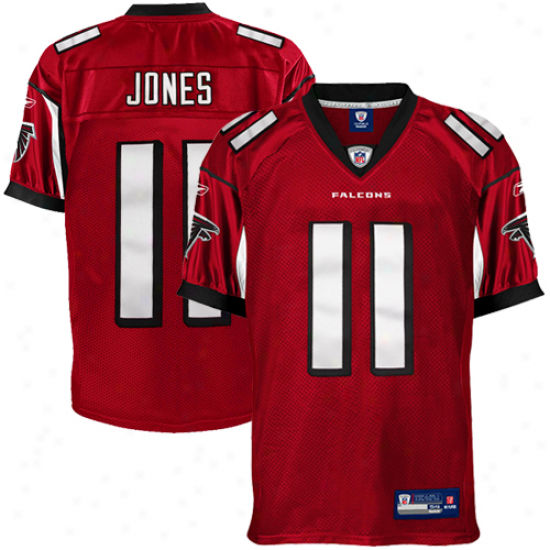 Reebok Julio Jones Atlanta Falcons Authentic Jersey - Red